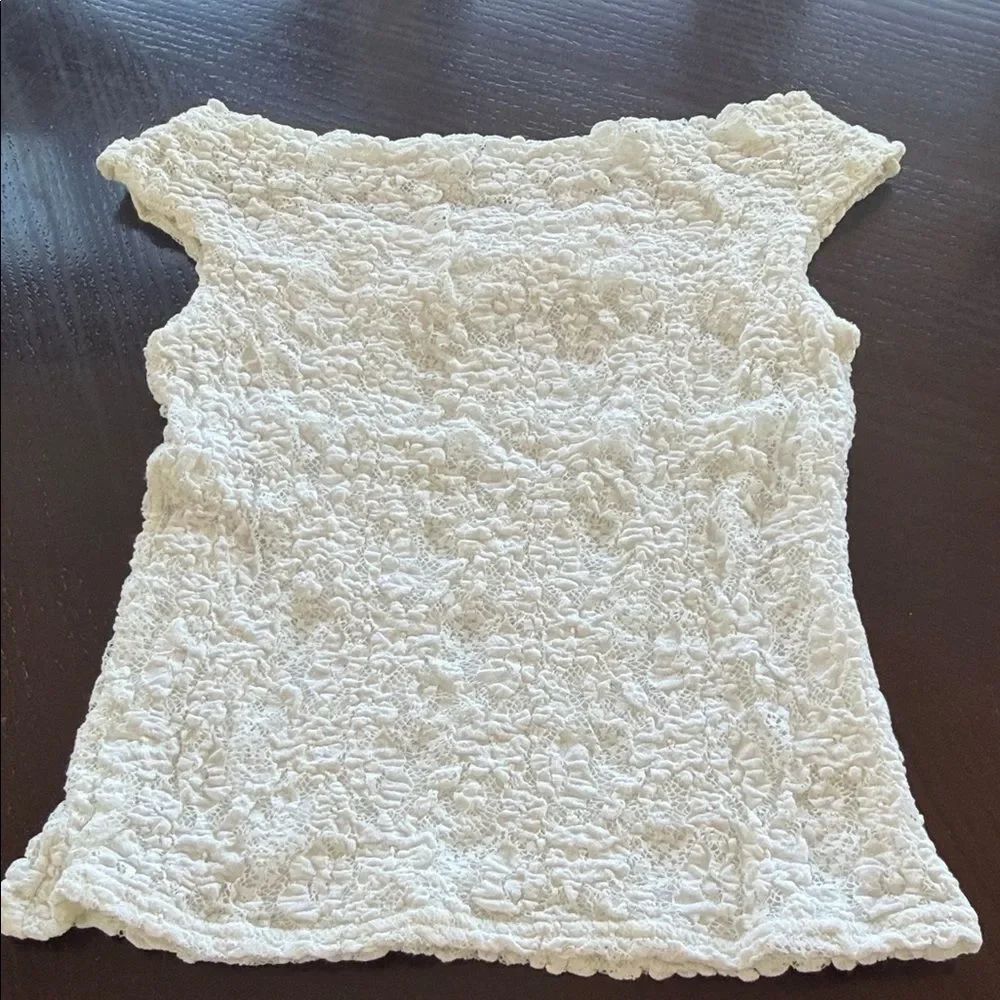 Elegant White Lace Blouse